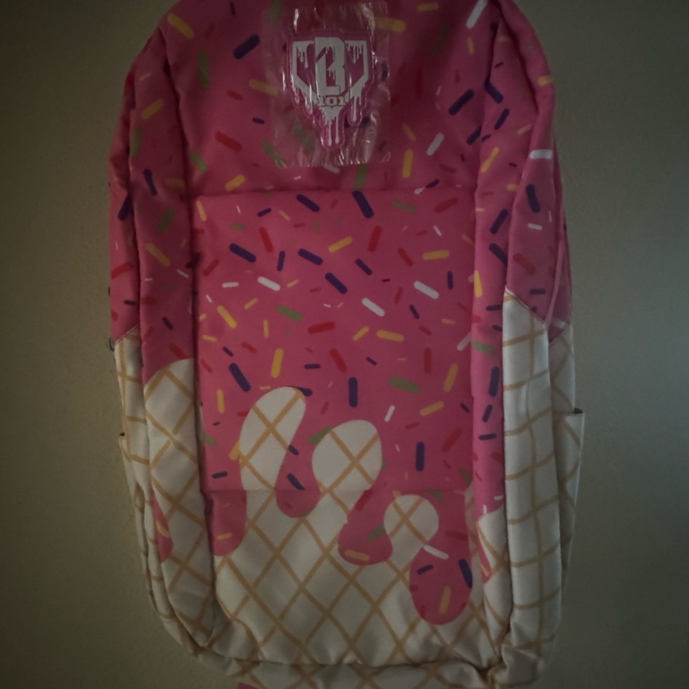 Baseball Lifestyle Pink Sprinkle Kids Backpack